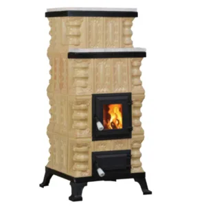 Sobă teracotă Crem/Rustic 7kW