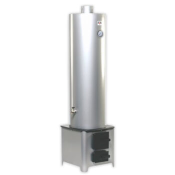 Ansamblu boiler pe lemne 70L cu focar