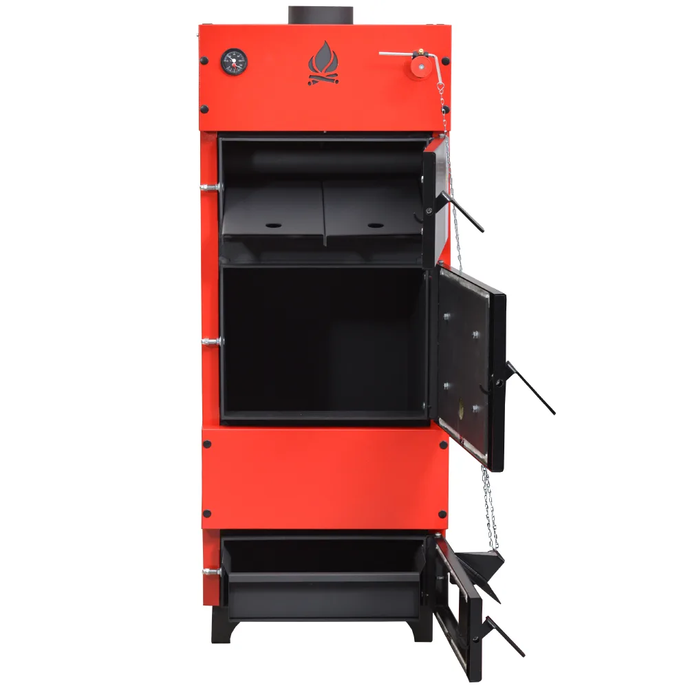Centrală pe lemne Eco 37kW, FM, Cazan termic din oțel 37kW - imagine 3