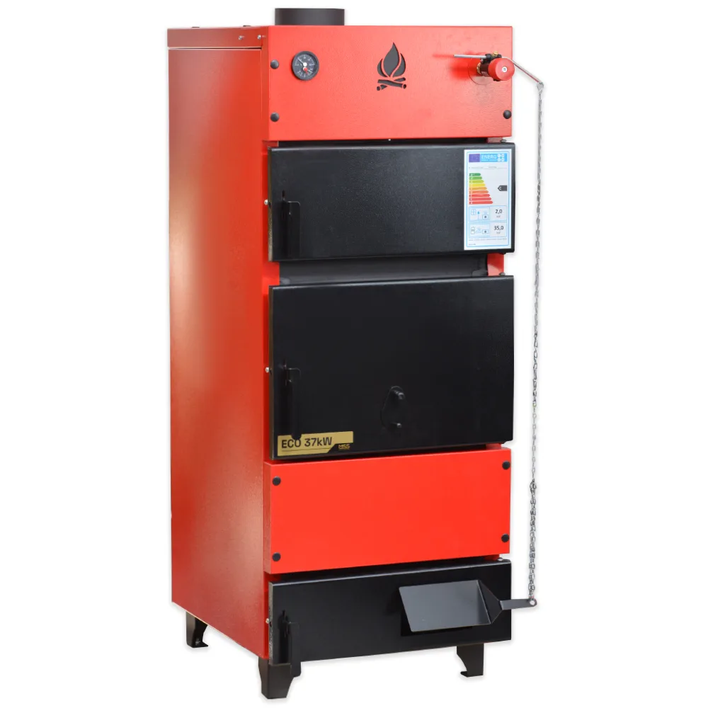 Centrală pe lemne Eco 37kW, FM, Cazan termic din oțel 37kW - imagine 4