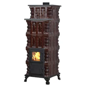 Sobă Teracotă Caro Maro 5R, Sobă de teracotă pe lemne cu Granit, 10 kW
