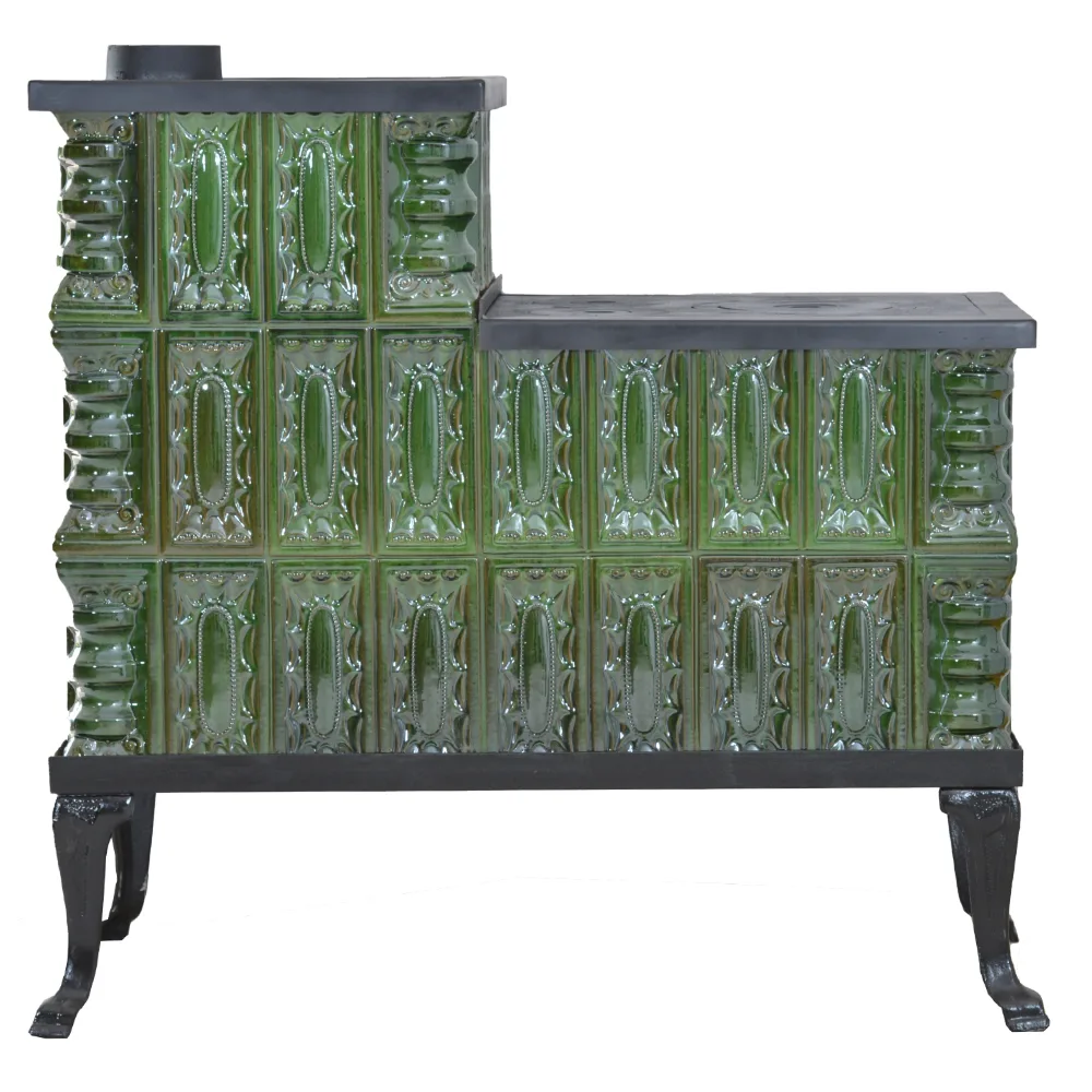 Teracotă Premium tip cizmă Verde, De incălzit și gătit cu ușa sticlă, 10kW - imagine 6