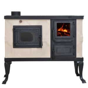 Sobă din Teracotă Crem Premium 90cm